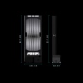 Granzon 240mm Radiator with 15w DDC Pump and Reservoir (GZMN240N) - Black