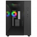 Montech KING 65 PRO PC Case, Midi-Tower, ATX, ARGB, Tempered Glass - Black