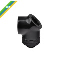 Thermaltake Pacific G1/4, 45 and 90 Degree Adapter Fitting - Black