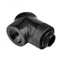 Thermaltake Pacific G1/4, 90 Degree Adapter Fitting - Black