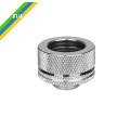 Thermaltake Pacific G1/4 PETG Tube 16mm OD Compression Fitting - Chrome