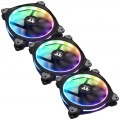 Thermaltake Riing Plus 14 RGB LED Fans, 16.7 M Colors - Set of 3