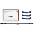Noctua NA-SEC1 chromax.blue fan extension cable set - blue 30 cm
