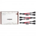 Noctua NA-SYC1 chromax.red Y-splitter cable set for fans - red