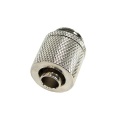 10/8mm (8x1mm) compression fitting outer thread 1/4 - knurled silver
