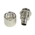 11/8mm (8x1,5mm) compression fitting outer thread 1/4 - knurled silver