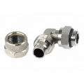 13/10mm (10x1.5mm) Compression Fitting 90- Rotary Outer Thread 1/4