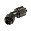 13/10mm (10x1.5mm) Compression Fitting 45- Rotary Outer Thread 1/4 - Compact - Black Nickel