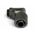 13/10mm (10x1.5mm) Compression Fitting 90 Rotary Outer Thread 1/4 - Compact - Black Nickel
