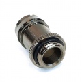 13mm (1/2') Fitting G1/4 With O-Ring - Knurling - Black Nickel