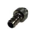 13mm (1/2) Fitting G1/4 With O-Ring (High-Flow) - Ball Rotation - Black Nickel