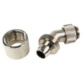 16/10mm compression fitting 45- revolvable G1/4 - compact - silver nickel