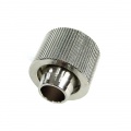 16/11mm compression fitting straight G1/4 - compact - silver nickel