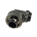 19/13mm Compression Fitting 90- Angled G3/8 Black Nickel Plated