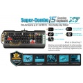 A4 Tech X7 G800V Gaming Keyboard, 15 Macro Keys