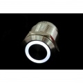 Push-Button 19mm Stainless Steel, White Ring Lighting 6pin