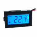 Temperature Sensor G1/4 With Display (Blue)