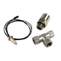 Thermosensor In-Line G1/4 Push-In - Knurled 10mm