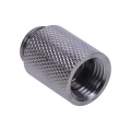 Extension G1/4 to G1/4 - 25mm - Knurled - Black Nickel Plated