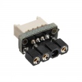 aqua computer Adapter for RGBpx components to 3-pin RGB connection (5VDG, 5V)
