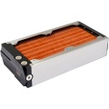 Aquacomputer airplex modularity system 240 mm, copper fins, one loop, stainless steel side panels