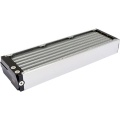 Aquacomputer airplex modularity system 420 mm, aluminum fins, one circuit, stainless steel side panels