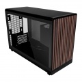 Lian Li DAN Cases A3-mATX Wood Edition Glass Panel Case, Micro-ATX - Walnut Bundle