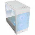 Lian Li LANCOOL 205M Mesh Micro-ATX case, tempered glass - white