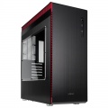 Lian Li PC-J60WRX Midi-Tower - black / red Window