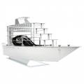 Lian Li PC-Y6W Odyssey Yacht Mini-ITX enclosure - white