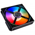 Lian Li UNI FAN AL120 RGB PWM Fan, Triple Pack incl. Controller - 120mm, black