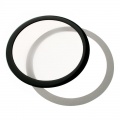 DEMCiflex Round Dust filter 225mm black / white