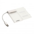 Icy Box IB-AC603a U3,2,5-inch HDD Enclosure, USB 3.0 - white