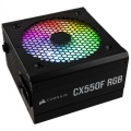 Corsair CX550F RGB power supply 80 plus bronze, modular - 550 watts, black