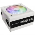 Corsair CX550F RGB power supply 80 plus bronze, modular - 550 watts, white