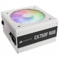 Corsair CX750F RGB power supply 80 PLUS bronze, modular - 750 watt, white