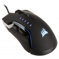 Corsair GLAIVE RGB Gaming Mouse - aluminum, black