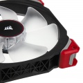 Corsair ML140 Pro LED Premium Magnetic Levitation fans - 140mm red