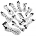 Corsair Premium Pro Sleeved Cable Set - white