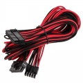 Corsair Premium Sleeved 24-pin ATX cable - red / black