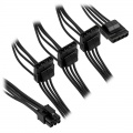 Corsair Premium Sleeved 4-pin Molex cable - black
