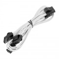 Corsair Premium Sleeved 4-pin Molex cable - white