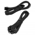 Corsair Premium Sleeved EPS12V ATX12V cable, double pack - black