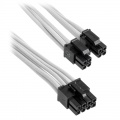Corsair Premium Sleeved EPS12V ATX12V cable, double pack - white