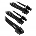 Corsair Premium Sleeved PCIe Dual Cable, Double Pack - black
