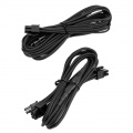 Corsair Premium Sleeved PCIe single cable, double pack - black