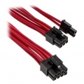 Corsair Premium Sleeved PCIe single cable, double pack - red