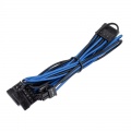 Corsair Premium Sleeved SATA cable - blue / black