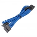 Corsair Premium Sleeved SATA cable - blue