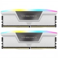 Corsair Vengeance RGB, DDR5-5200, CL40 - 32GB Dual Kit, White